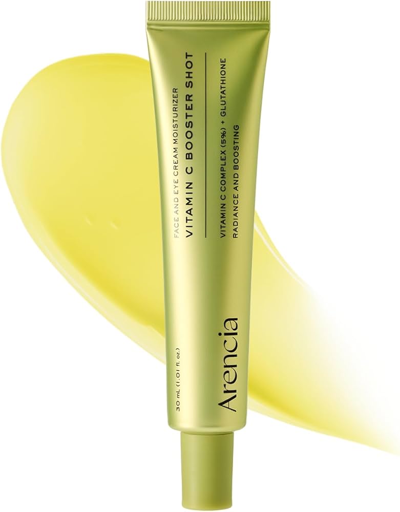Arencia Vitamin C Booster Shot – Crème Hydratante Visage & Contour des Yeux