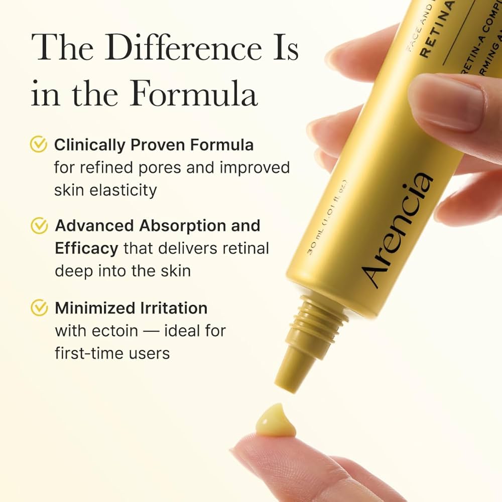 Arencia Retinal Booster Shot – Crème Hydratante Visage & Contour des Yeux