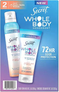 Secret Whole Body Deodorant – Peach + Vanilla Blossom (Pack 2-en-1)