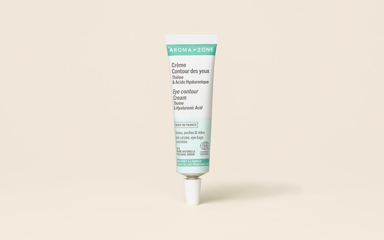 Crème Contour des Yeux Théine & Acide Hyaluronique Aroma-Zone