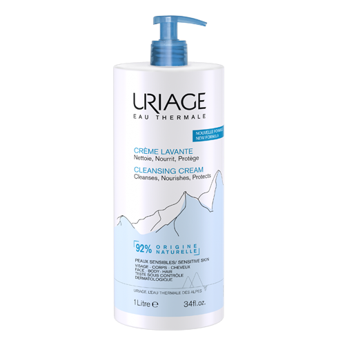 Uriage Crème Lavante – Nettoie, Nourrit, Protège 1L