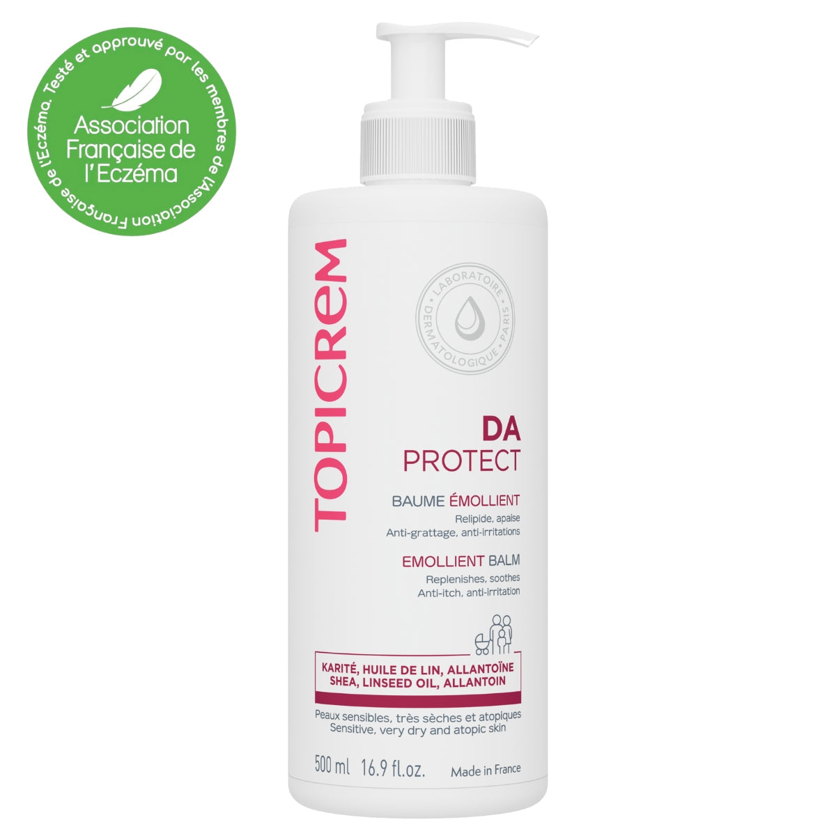 Topicrem DA Protect - Baume Émollient 500ml