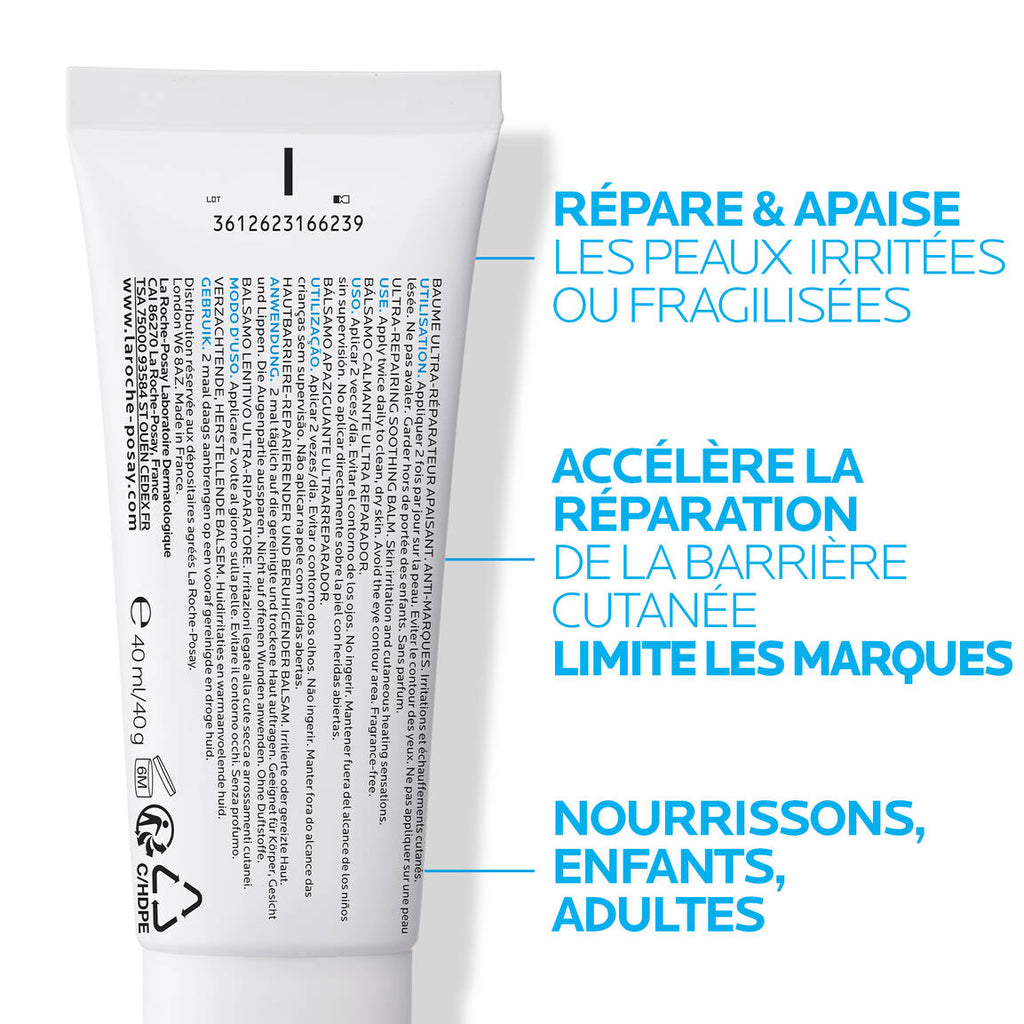 La Roche-Posay Cicaplast Baume B5+ - Baume Ultra-Réparateur Apaisant -40ml