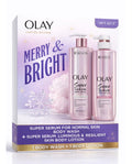 Coffret Olay Merry & Bright – Super Serum Body Wash + Body Lotion