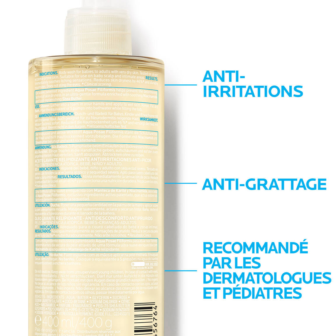 La Roche-Posay Lipikar Huile Lavante AP+ - 750ml